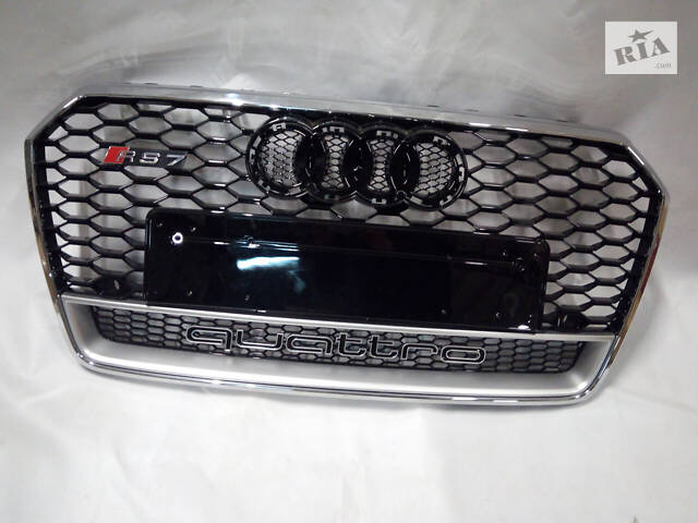 Решітка радіатора Audi A7 2014-2017 (рестайлінг) стиль RS7 Quattro