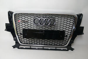 Решітка радіатора Audi Q5 2008-2012 стиль RSQ5 (хром окантовка)