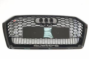 Решітка радіатора Audi Q5 2016-2020 рік Чорна (в стилі RS)