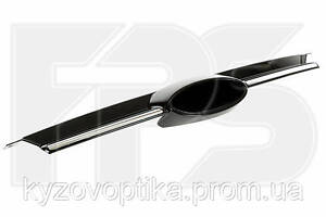 Решітка радіатора для Ford Focus 2011-2014 (Fps) черн. глянец с хром молдингом