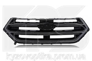 Решітка радіатора Ford Edge (Форд Эдж) 2015-2018 (Fps) черная, без отв. п/троник (sport)