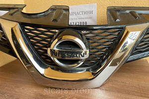 Решітка радіатора grill nissan rogue 14-16 без камеры с эмблемой 62310-4BA0A оригинал 5+ 62310-4BA0A