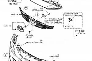 РЕШЕТКА РАДИАТОРА MAZDA MX-30 DR 2020- НОВ