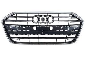 Решетка радиатора на Audi A8 D5 2017-2021 (Chrome Black)