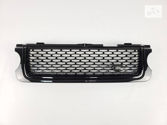 Решітка радіатора на Range Rover Vogue L322 2009-2013 рік Чорна