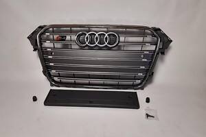 Решетка радиатора S4 для Audi A4 2012-2015 Grey