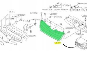 РЕШІТКА SUBARU FORESTER V ОРИГІНАЛ 2018-