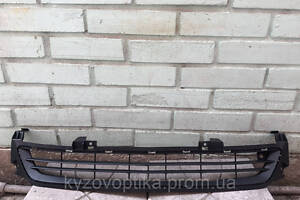 Решетка в бампер нижняя для Chevrolet Malibu 2014-2015 (Fps) черная