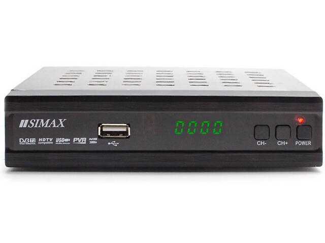 Ресивер (тюнер) IPTV DVB-T2 SIMAX Metal Blue/Silver KL1801 - Фото 1