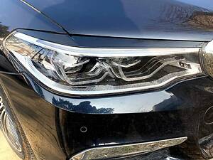 Реснички накладки на фары BMW 5 Series G30 G31 G38 F90 M5 2017-2021 Накладки на фары БМВ G30 F90