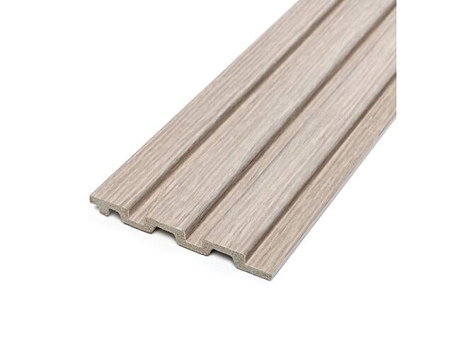 Декоративная рейка PS 2900х120х12мм Светлый дуб SW-00002129 - Фото 1