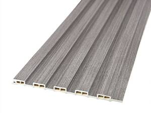 Декоративная рейка WPC стеновая 3000х150х9мм Серая SW-00001870
