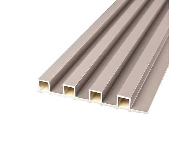 Декоративная рейка WPC стеновая 3000х160х23мм Мокко SW-00001859 - Фото 1