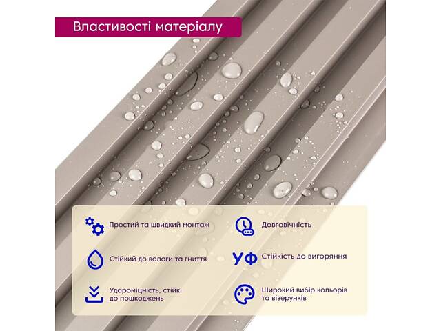 Декоративная рейка WPC стеновая 3000х160х23мм Мокко SW-00001859 - Фото 4