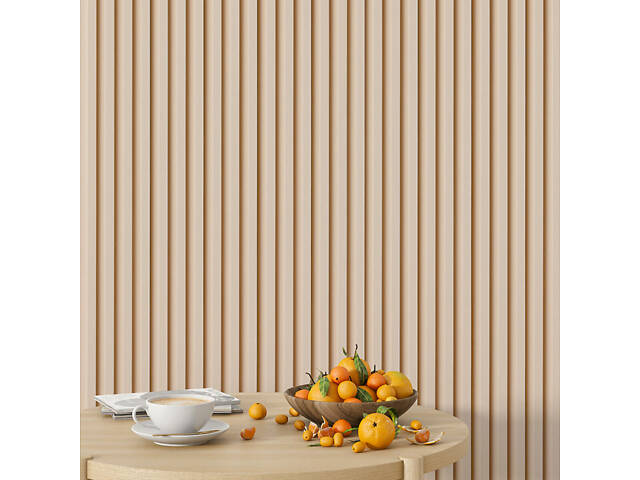 Рейка декоративна WPC стінова 3000х160х23мм Молочний SW-00001858 - Фото 7