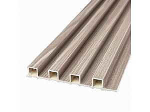 Декоративная рейка WPC стеновая 3000х160х23мм Серый орех SW-00001856