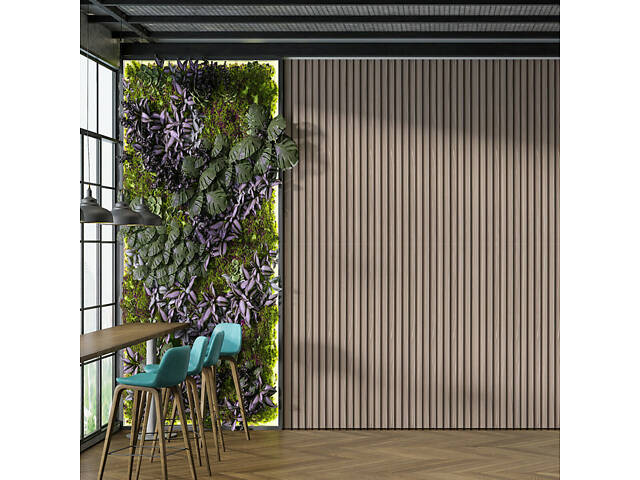 Рейка декоративна WPC стінова 3000х160х23мм Сірий горіх SW-00001856 - Фото 7