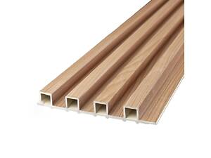 Декоративная рейка WPC стеновая 3000х160х23мм Вишня SW-00001857
