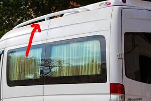 Рейлинги (под покраску) Длинная (245см) для Fiat Ducato 2006-2024 и