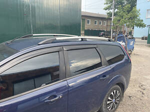 Алюминиевые рейлинги (Caravan, хром) для Ford Focus II 2005-2008 гг.