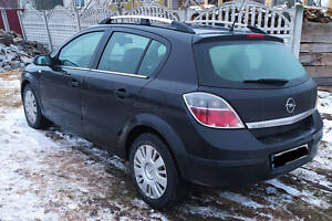 Рейлинги алюминиевые (HB, хром) для Opel Astra H 2004-2013 гг