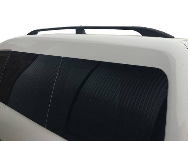 Рейлинги черные Макси. база, Пластиковые ножки для Volkswagen Caddy 2015-2020 гг