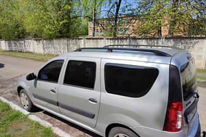 Рейлінги чорні Пластикові ніжки для Dacia Logan MCV 2004-2014 рр.