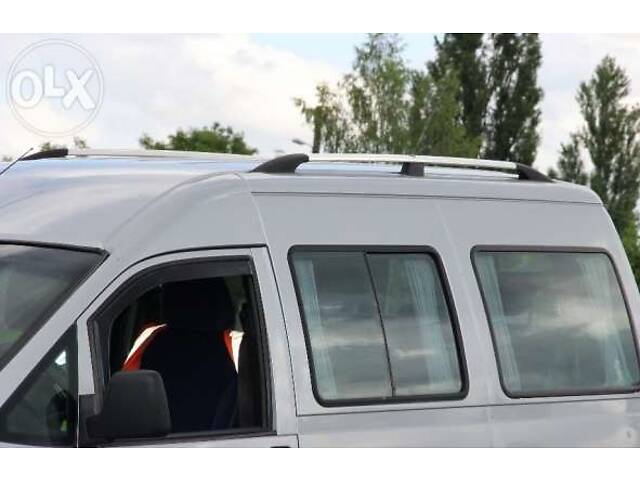 Рейлинги ХРОМ Длинная база, чугунные ножки для Citroen Jumpy 1996-2007 гг - Фото 2