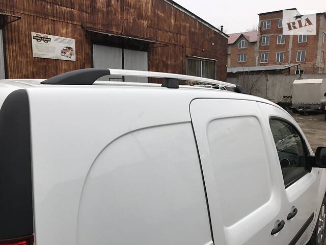 Рейлинги хром Макси база, Пластиковые ножки для Renault Kangoo 2008-2020 гг - Фото 5