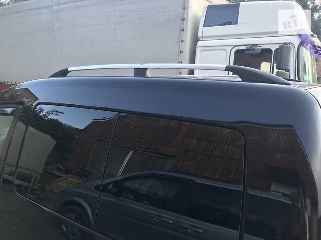 Рейлинги Хром Макси, Металлические ножки для Volkswagen Caddy 2004-2010 гг - Фото 1