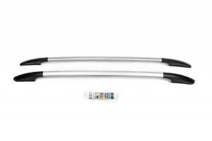 Рейлінги OmsaLine Solid (2 шт, сірі) для Citroen C-3 2016-2023 рр