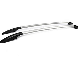 Рейлинги OmsaLine Solid (2 шт, серые) для Peugeot 3008 2016-2023 гг