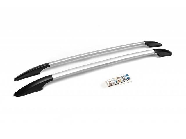 Рейлинги OmsaLine Solid для Spaceback (2 шт, серые) для Skoda Rapid 2012-2019 гг - Фото 3