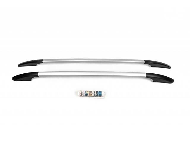 Рейлинги OmsaLine Solid для Spaceback (2 шт, серые) для Skoda Rapid 2012-2019 гг - Фото 1