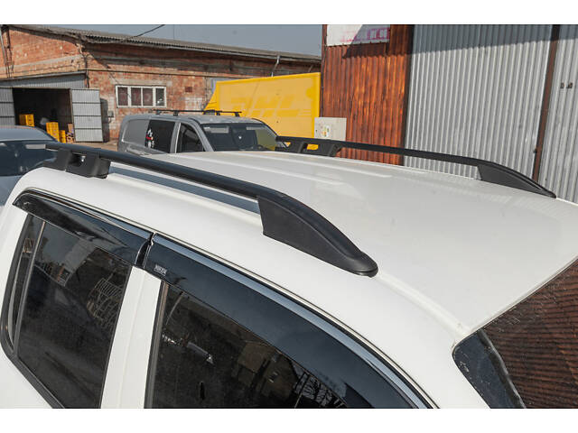 Рейлинги OmsaLine Sport (2 шт, черные) для Volkswagen Amarok 2010-2022 гг - Фото 1