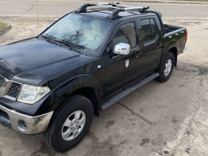 Рейлинги с перемычками (2 шт, Хром) для Nissan Navara 2006-2015 гг