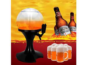 Резервуар з льодом для пива RESTEQ, соку 3,5л Диспенсер для пива, ємність для напоїв, штоф, вежа