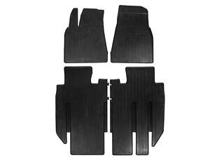 Резиновые коврики 2019-2025 (7-местный, Stingray Premium) для Tesla Model X 2015- гг.