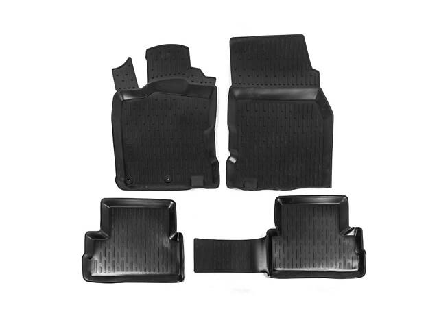 Резиновые коврики (4 шт, Niken 3D) для Nissan Qashqai 2014-2021 гг - Фото 1