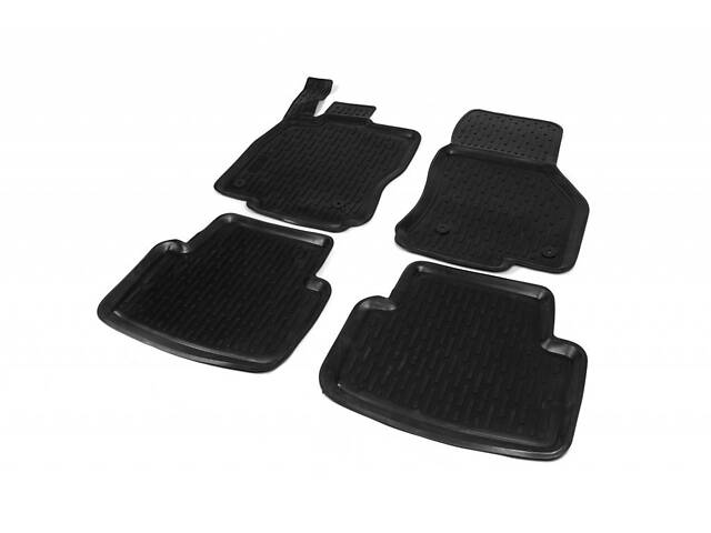 Резиновые коврики (4 шт, Niken 3D) для Skoda Octavia III A7 2013-2019 гг - Фото 1
