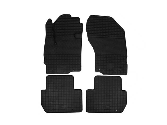 Резиновые коврики (4 шт, Polytep) для Mitsubishi Outlander 2012-2021 гг - Фото 1