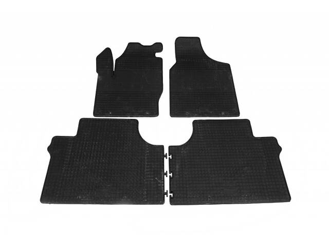 Резиновые коврики Polytep (4 шт, резина) для Seat Alhambra 1996-2010 гг - Фото 1