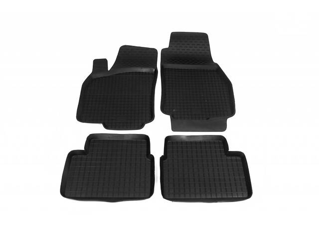 Резиновые коврики с бортом (4 шт, Polytep) для Opel Astra G classic 1998-2012 гг - Фото 1