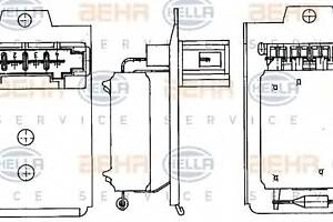 Резистор печки для моделей: AUDI (A4, A4), SKODA (SUPERB), VOLKSWAGEN (PASSAT,PASSAT,PASSAT,PASSAT)
