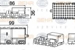 Резистор печки для моделей: BMW (5-Series, 5-Series, 6-Series, 6-Series), BMW (BRILLIANCE) (5)