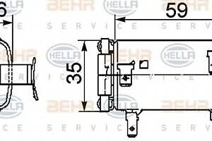 Резистор печі для моделей: DAF (XF, CF, CF, CF, XF)