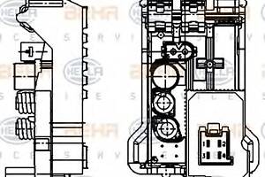 Резистор печки для моделей: MAYBACH (MAYBACH), MERCEDES-BENZ (G-CLASS, S-CLASS, S-CLASS, C-CLASS, C-CLASS, C-CLASS, SL, E-CLA