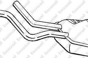 Резонатор средняя часть для моделей: FORD (MONDEO, MONDEO,MONDEO,MONDEO)