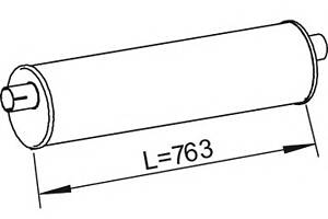 Резонатор средняя часть для моделей: IVECO (DAILY, DAILY,DAILY,DAILY,DAILY,DAILY)