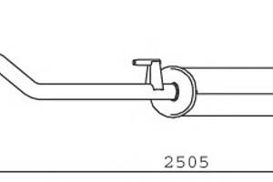 Резонатор средняя часть  для моделей: MERCEDES-BENZ (SPRINTER, SPRINTER,SPRINTER,SPRINTER,SPRINTER,SPRINTER,SPRINTER,SPR